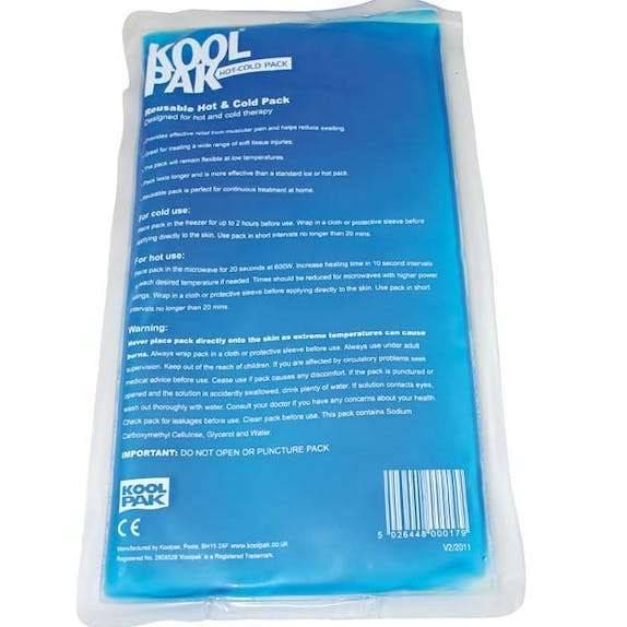 Koolpak Wiederverwendbare Wärme- und Kältepackung 12cm x 29cm