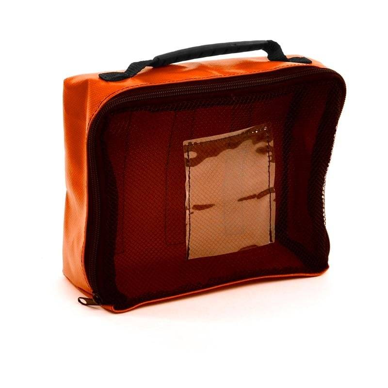 Orangefarbene Molle-Tasche