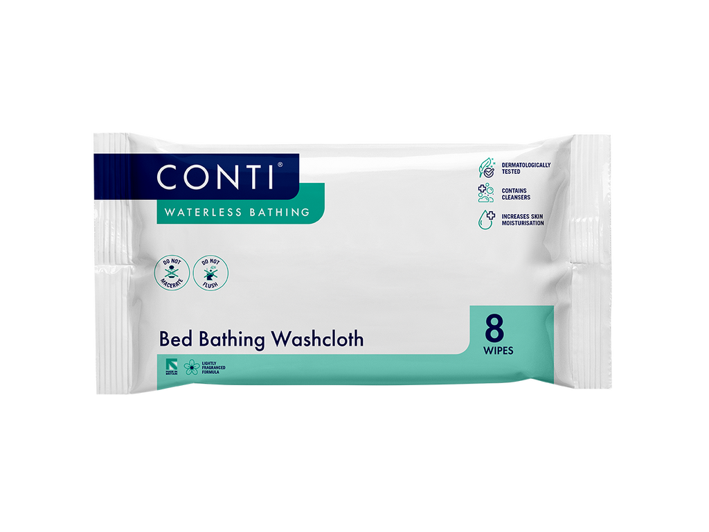 Conti Bett-Badewaschlappen, parfümfrei, 8 Tücher