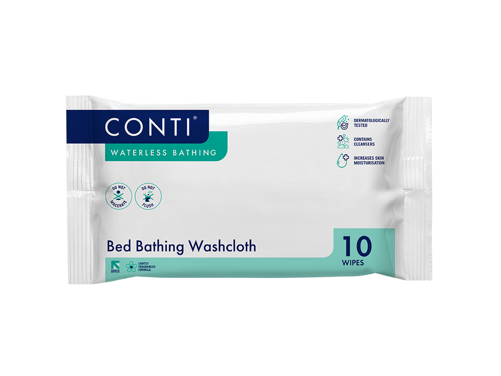 Conti Bed Badewaschlappen, leicht parfümiert, 10 Tücher