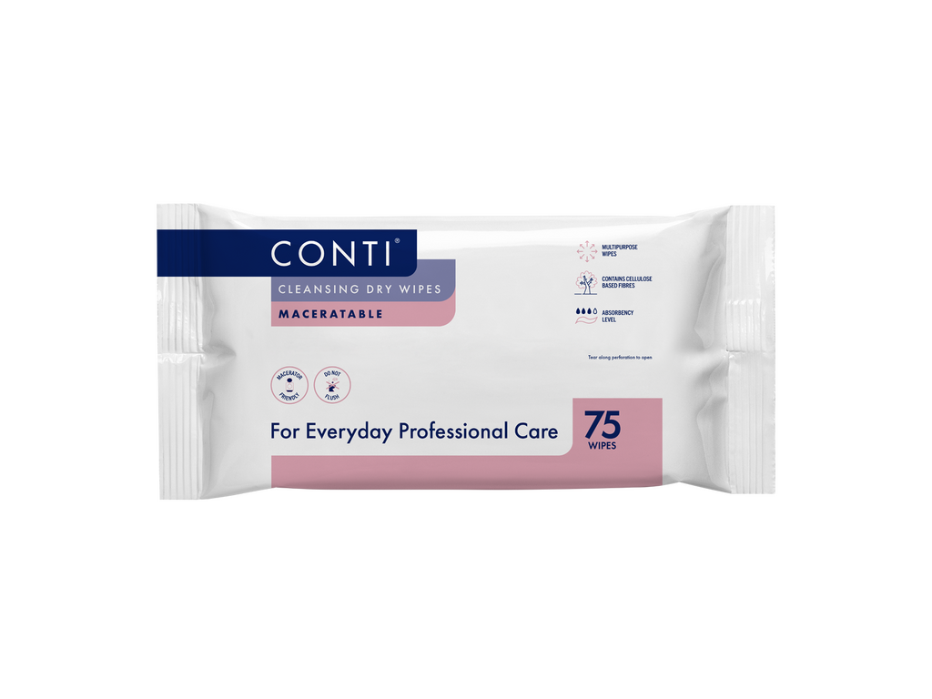 Conti Mazerierbare Trockentücher, Großpackung mit 75 Stück