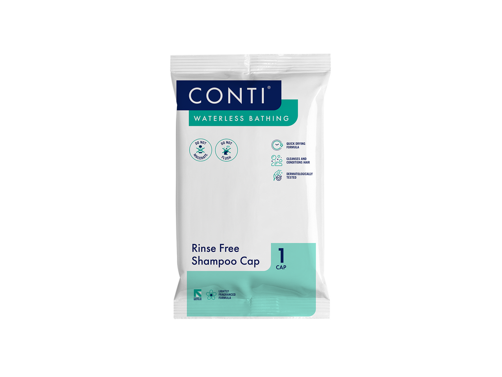Conti Rinse Free Shampoo-Kappe, leicht parfümiert