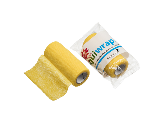10 cm x 4,5 m Equiwrap Kohäsivverband Gelb