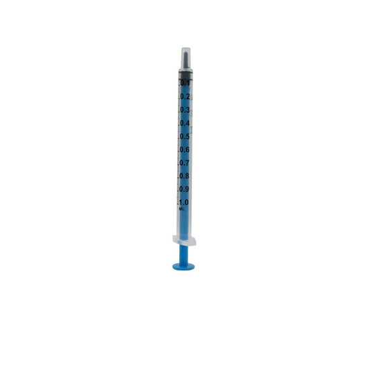 1ml Acuject Low Dead Space Spritzen Blau
