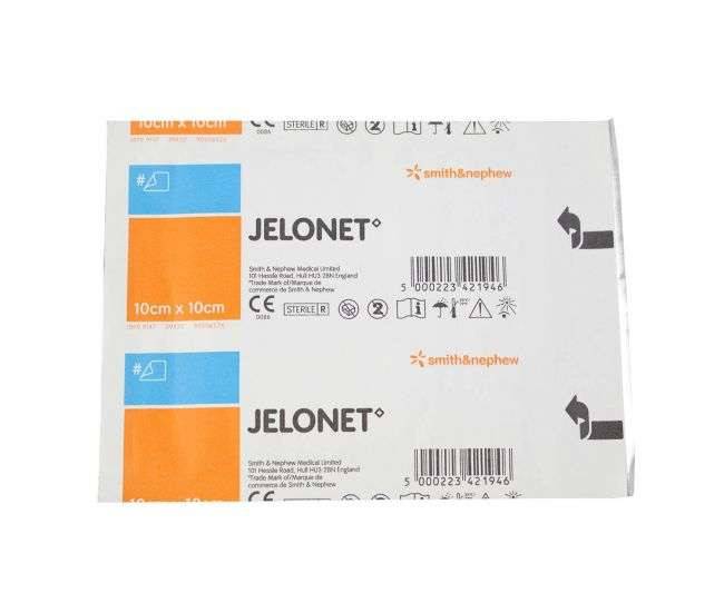 10 x 10cm Jelonet Paraffin Gauze Dressing BP - UKMEDI