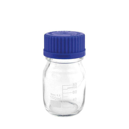 100-ml-Reagenzflasche aus Borosilikatglas