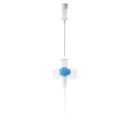 22G Blaue 1 Zoll Terumo Versatus Infusionskanüle mit Flügel und Port
