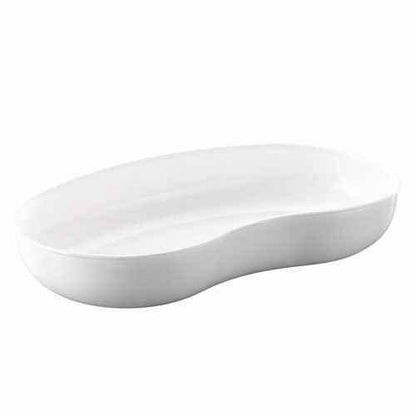 White Large Plastic Kidney Dish 2503-710 UKMEDI.CO.UK