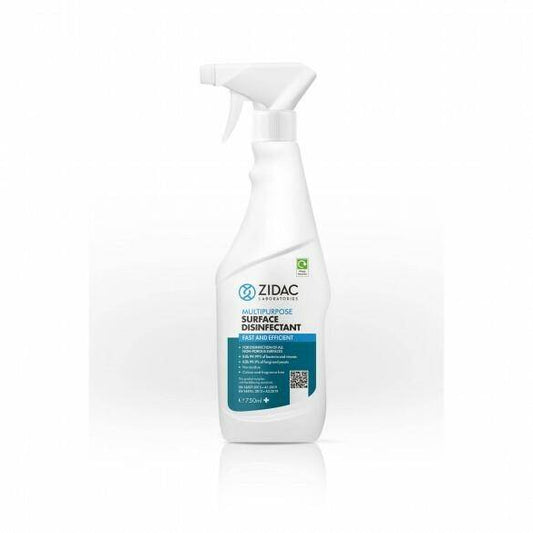 Zidac Multipurpose Surface Disinfectant Spray - 750ml UKMEDI.CO.UK